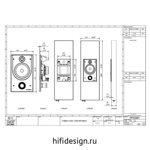 ������������ �������� b&w cwm 8.5 white