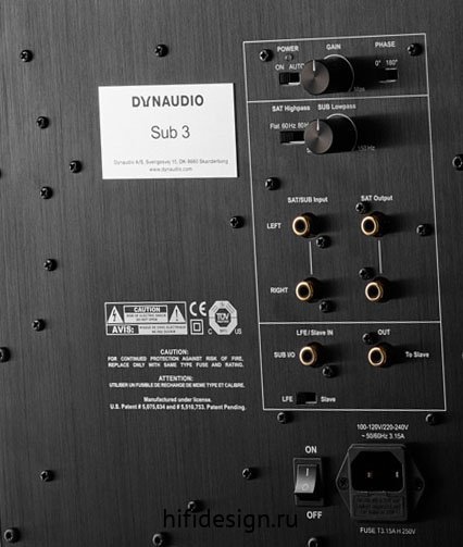�������� dynaudio sub 3 black satin