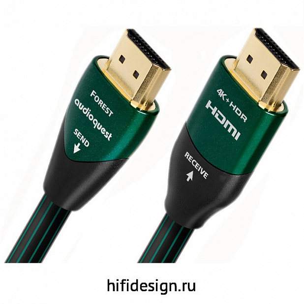 hdmi ������ audioquest hdmi forest active pvc 10.0 m